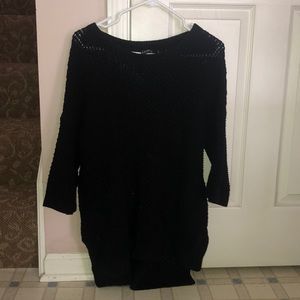 Express black oversized sweater